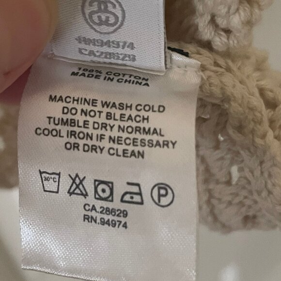 Stussy Crochet Knit Button Up - Picture 4 of 6